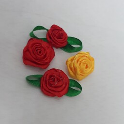 گلهای کوچک روبانی ،برای تزئین تل ووسط پاپیو نها با کاربردهای زیاد