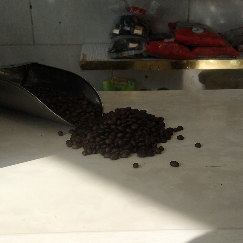قهوه 80 در 20 درصد روبوستا عربیکا فله ای بسته 250گرمی