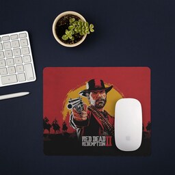 ماوس پد سیلیکونی مدل رد دد ریدمپشن Mouse Pad Red Dead