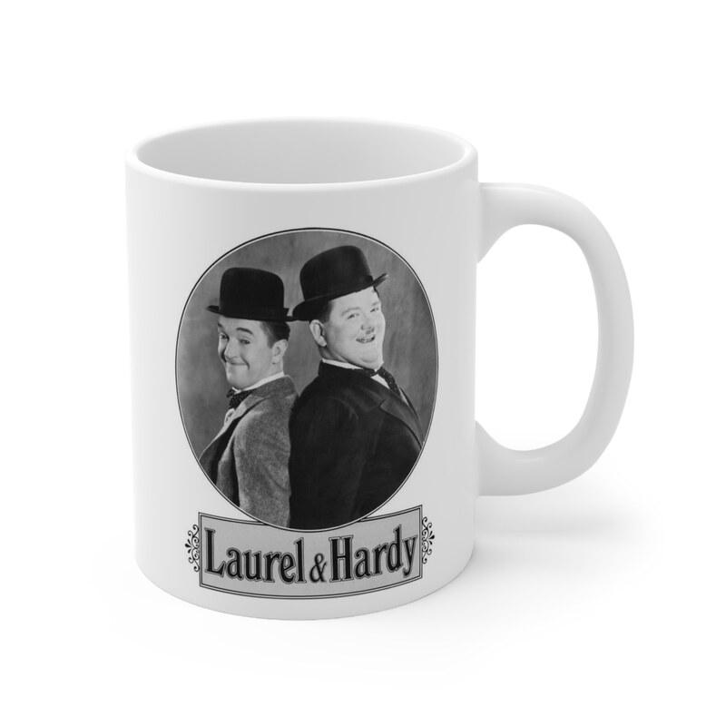 ماگ طرح لورل و هاردی Laurel and Hardy مدل NM1958