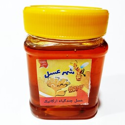 عسل طبیعی چندگیاه  ارگانیک(500گرمی). ساکاروز3درصد. 