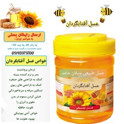 عسل طبیعی آفتابگردان ممتاز ویژه خام 1 کیلویی سبلان ساکارز2درصد(خریداز زنبوردار)ارسال رایگان