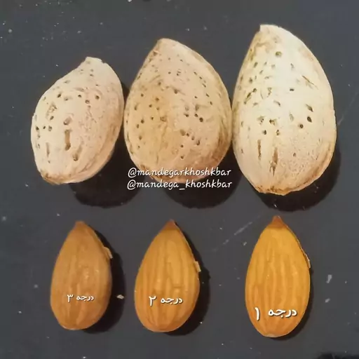 بادام سفید سوپر منقا درجه یک