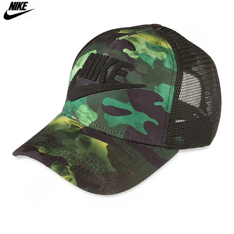 کلاه کپ ورزشی نقاب دار پشت توری نایک مدل 02 - 442443 NZD ( سبز )