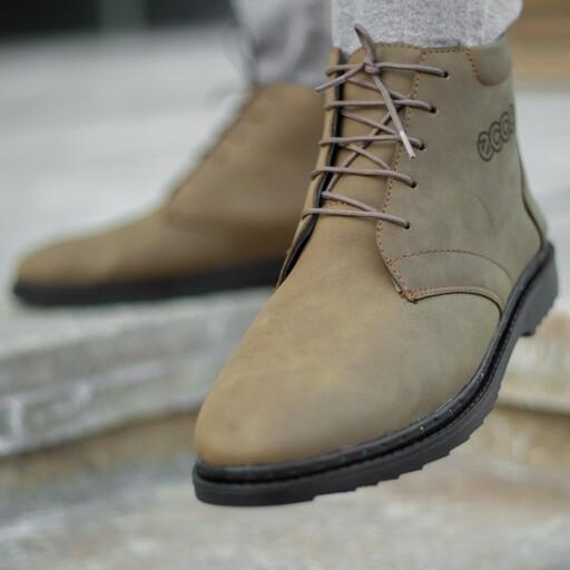 کفش ساقدار مردانه BIO (زیتونی) و خردلی سایز 41 تا44
