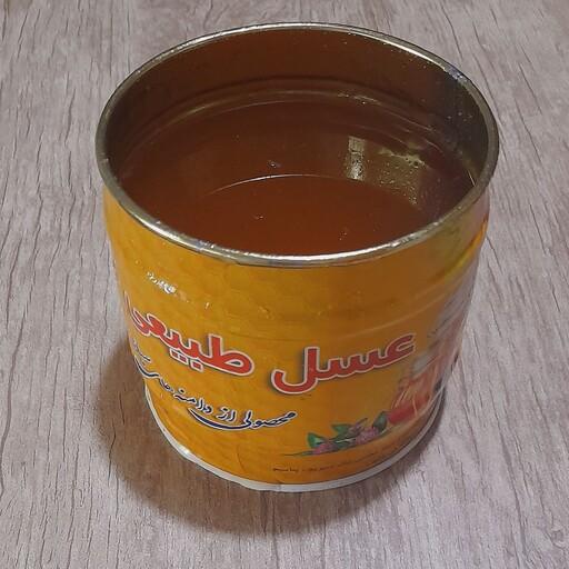 شهد عسل درجه یک جنبه درمانی با ظرف فلزی یک کیلویی ارسالی از تهران 