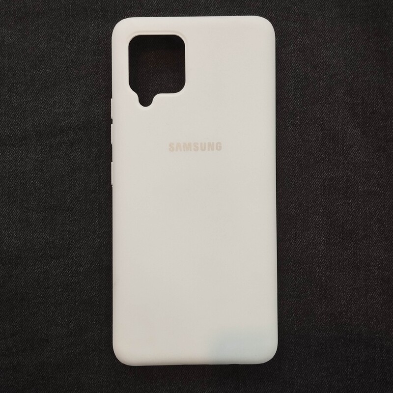 گارد - قاب - کاور سیلیکونی رنگ سفید مناسب برای سامسونگ Galaxy A42