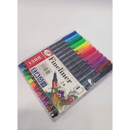 خودکار نوک نمدی 12 رنگ 