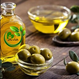 روغن زیتون فرابکر یک لیتری ، روغن گیری شده از زیتون تازه و عالی 