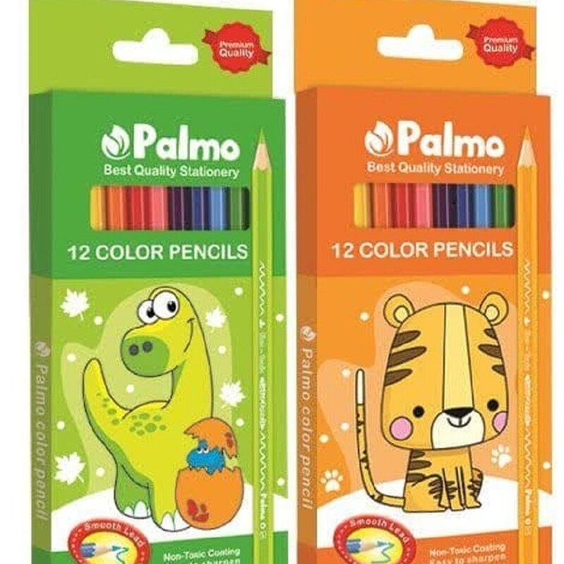 مداد رنگی 12 رنگ پالمو