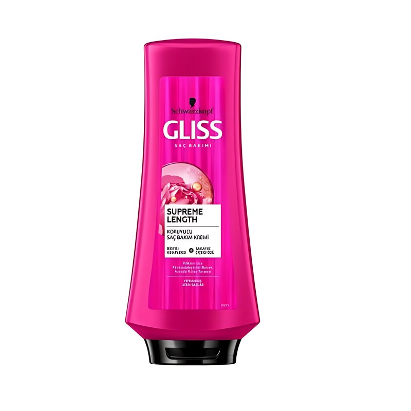 نرم کننده مو گلیس GLISS قرمز مناسب موهای بلند و آسیب دیده با حجم 360 میل