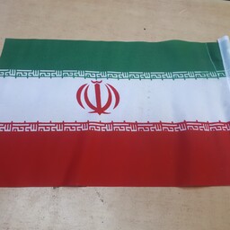 پرچم ایران پارچه ای همراه با نی سایز کوچک