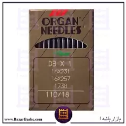 سوزن چرخ خیاطی DB-18 ارگان ORGAN بسته 10 عددی