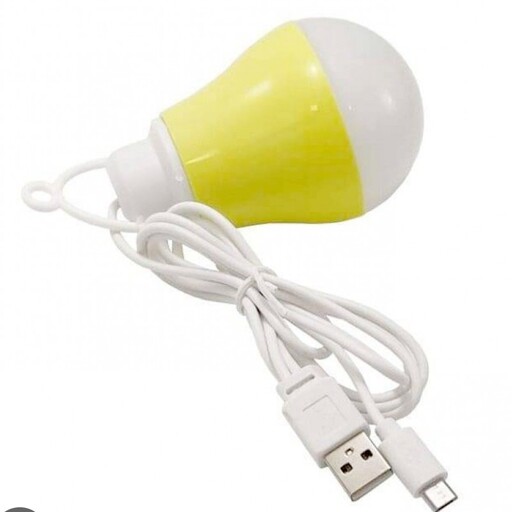مشخصات لامپ سیار مسافرتی LED USB حباب دار 2 کاره،وزن 58 گرم،ولتاژ 5 ولت،توان  5 وات