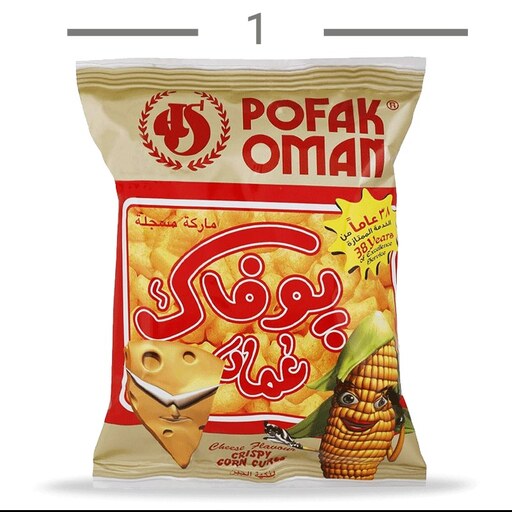 پفک oman عمان 12 گرمی بسته 25 تایی در وزن 300 گرم