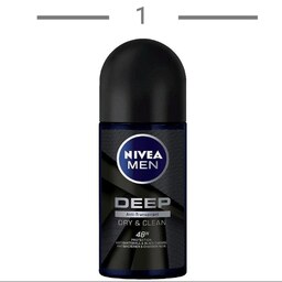 مام رول نیوا مردانه مدل Nivea Deep ضد تعریق 50 میل