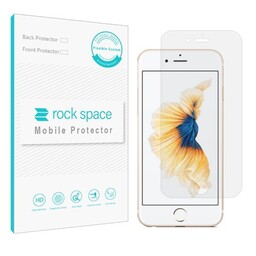گلس نانو هیدروژل شفاف و ضد ضربه گوشی اپل iPhone 6. 6s برند راک اسپیس     