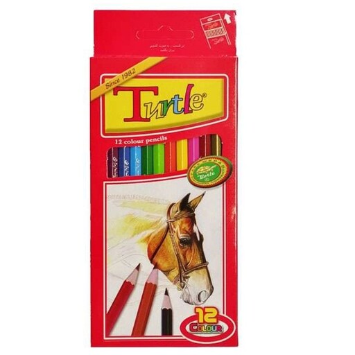 مداد رنگی 12 رنگ لاک پشت ایرانی 