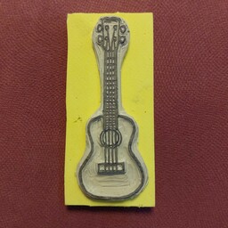 مهر دست ساز  طرح گیتار  9 سانتی مناسب برای بسته بندی  و هدیه 