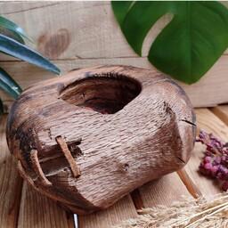 کاسه چوبی روستیک،ظرف چوبی روستیک،کاسه چوبی دستساز،ظرف چوبی دستساز