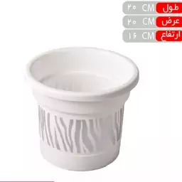 گلدان گرد ( مدل رزمن سایز 3  بزرگ )