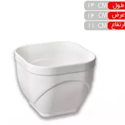 گلدان پلاستیکی مربع ( کد 215 )