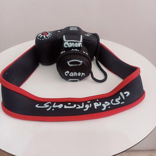 کیک دوربین عکاسی با تاپر دست ساز دوربین 