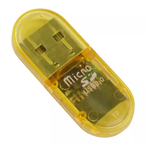 رم ریدر تک کاره پلاستیکی microSD در رنگ ها و طرح های مختلف 