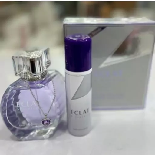 ادکلن ECLAT FRAGRANCE WORLD ادکلن اکلت زنانه شرکت فرگرانس با رایحه خنک و شیرین ماندگاری و پخش بوی خوب 

