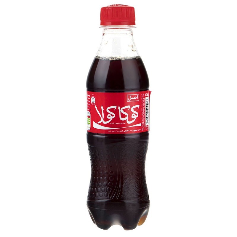 نوشابه بطری کوکا کولا تک نفره