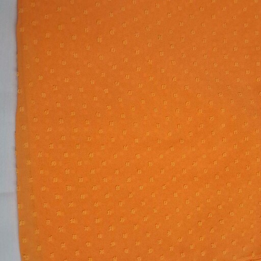 شال حریر اشکی نارنجی آویز دار  قواره دومتری مناسب استفاده روزانه و مجلسی 