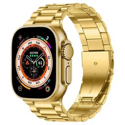 ساعت هوشمند KEQIWEAR مدل WS89 Ultra - طرح اپل واچ سری 8 اولترا طلایی گارانتی دار