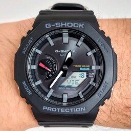ساعت جی شاک مدل G-Shock GAB2100تمام فول .تنظیم اتوماتیک با پایتخت کشورها ،دارای سنسور اتولایتCASIO G-SHOCK GA-B2100-1AER