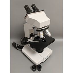 میکروسکوپ بیولوژیک دوچشمی با لنز wide بزرگنمایی 1600 برابر  برند G5 مدل NK-107B ارسال پس کرایه 