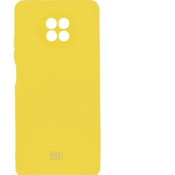 کاور(قاب)سیلیکونی گوشی شیائومی Redmi 9T با محافظ لنز در سه رنگ زرد،صورتی و سبز 