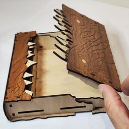 کیت چوبی  کتاب هیولا  هری پاتر- شامل  42  قطعه به همراه راهنمای مونتاژ  