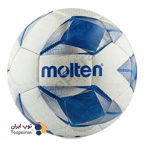 توپ فوتبال پرس طرح مولتنAFC5000 سایز5 رنگ سفید و آبی