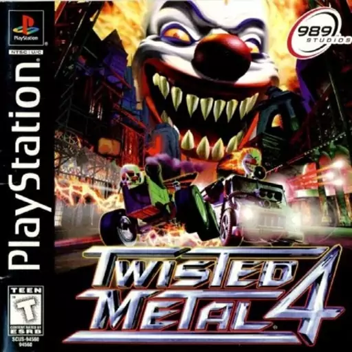 خرید بازی پلی استیشن 1 ماشین جنگی Twisted Metal 4