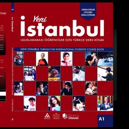 کتاب آموزش زبان ترکی ینی استانبول  yeni istanbul a1 با کتاب تمرین