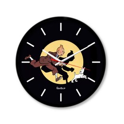 ساعت رومیزی راویتا مدل تن تن  3359 در رنگ های مشکی و سفید