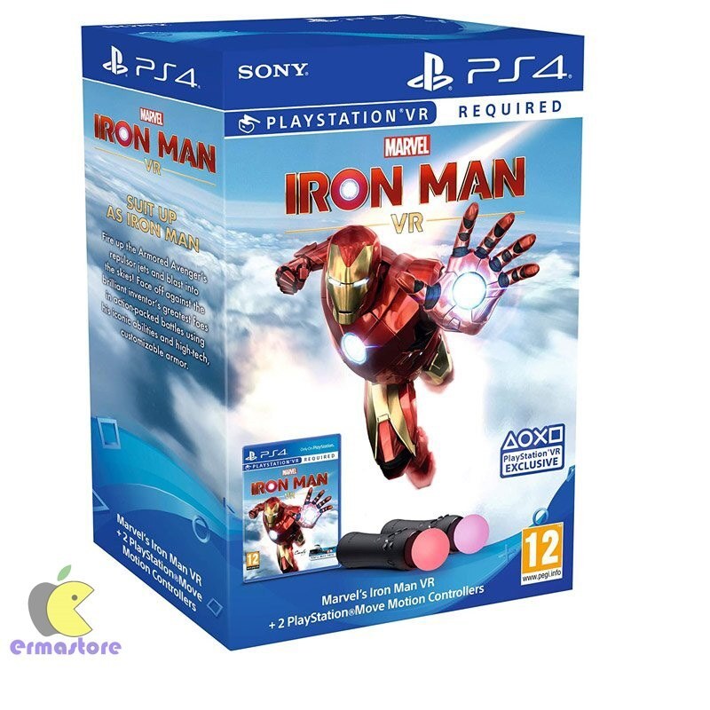 بازی Iron Man VR به همراه دو عدد کنترلر Move  انحصاری PSVR پلی استیشن 4