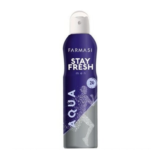 اسپری دئودورانت مردانه stay fresh aqua فارماسی