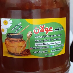 عسل سبز رنگ  گون طبیعی 1کیلویی( ارسال مستقیم از زنبور دار)