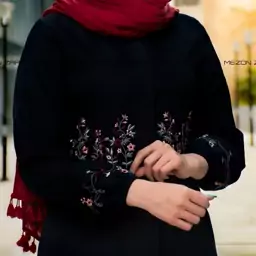 مانتو زنانه گلدوزی مدل شقایق