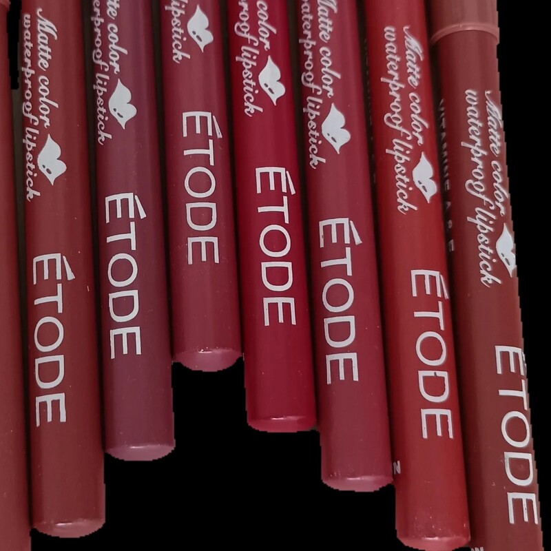 رژ لب مدادی اتود Etode از کد رنگی 401 تا 424