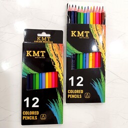 مداد رنگی 12 رنگ KMT                            

