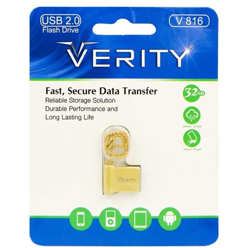 فلش 32 گیگ وریتی VERITY V816 گارانتی مادام االعمر