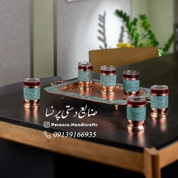 سرویس شربت خوری فیروزه کوبی برند پرنسا ارسال رایگان