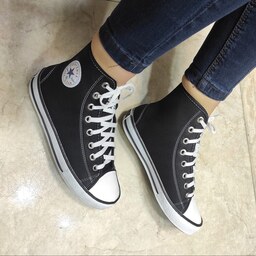 کفش ال استار- کانورس-all star رنگ سیاه و سفید 