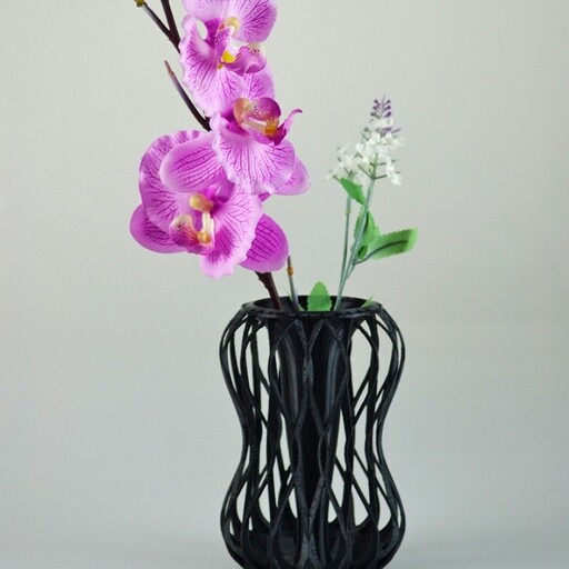 گلدان دکوراتیو مدرن  طرحی خاص و شیک تا ارتفاع 20 سانت قابل اجرا در  رنگ دلخواه 